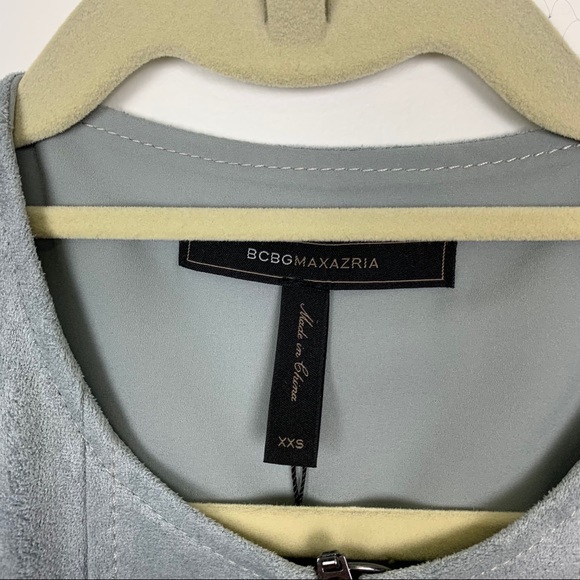 NWT BCBGMaxAzria Jamy Faux Suede Tank Mini Dress - Picture 6 of 14